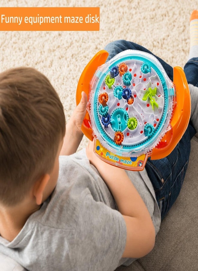 KickZu Brain Teasers Puzzles Games for Kids - 3D Gravity Maze Ball for Kids 3-8, Labyrinth Game Mind Puzzle with Gear Control Challenges Fine Motor Skills, Puzzle Toys Gifts for Teens - Image 2